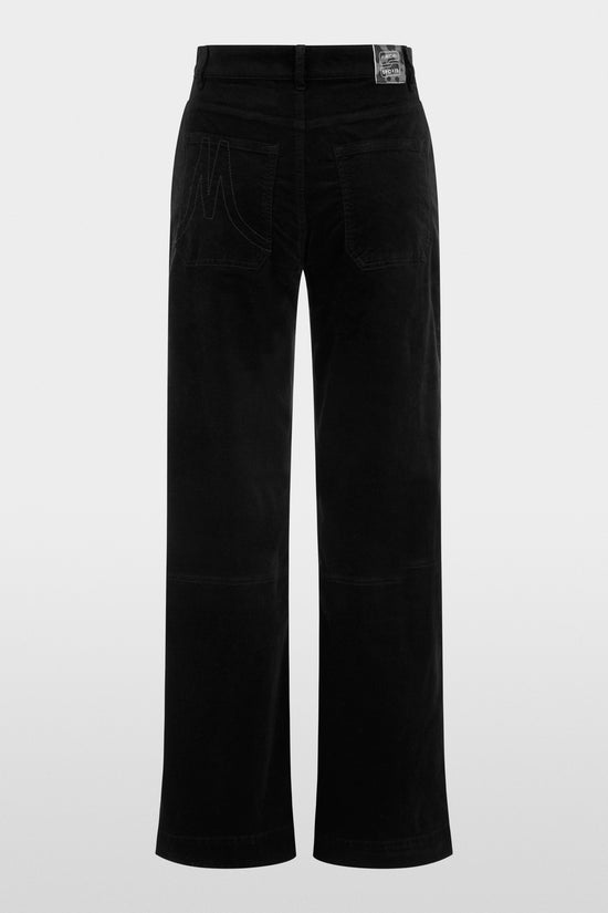 Marc Cain Sports Black WARRI Wide-Fit Trousers