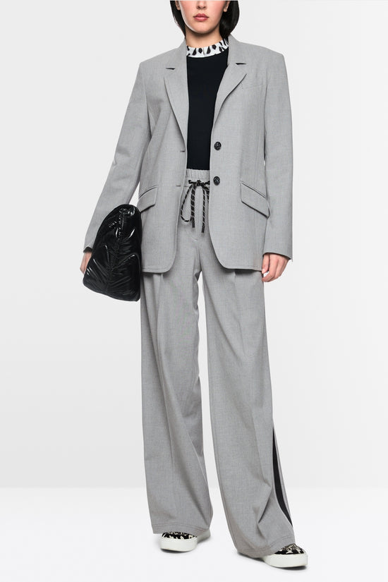 Marc Cain Sports Grey WEDI Wide Leg Pull-On Trousers