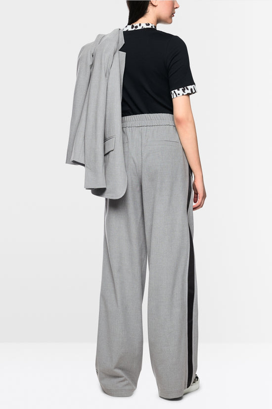 Marc Cain Sports Grey WEDI Wide Leg Pull-On Trousers