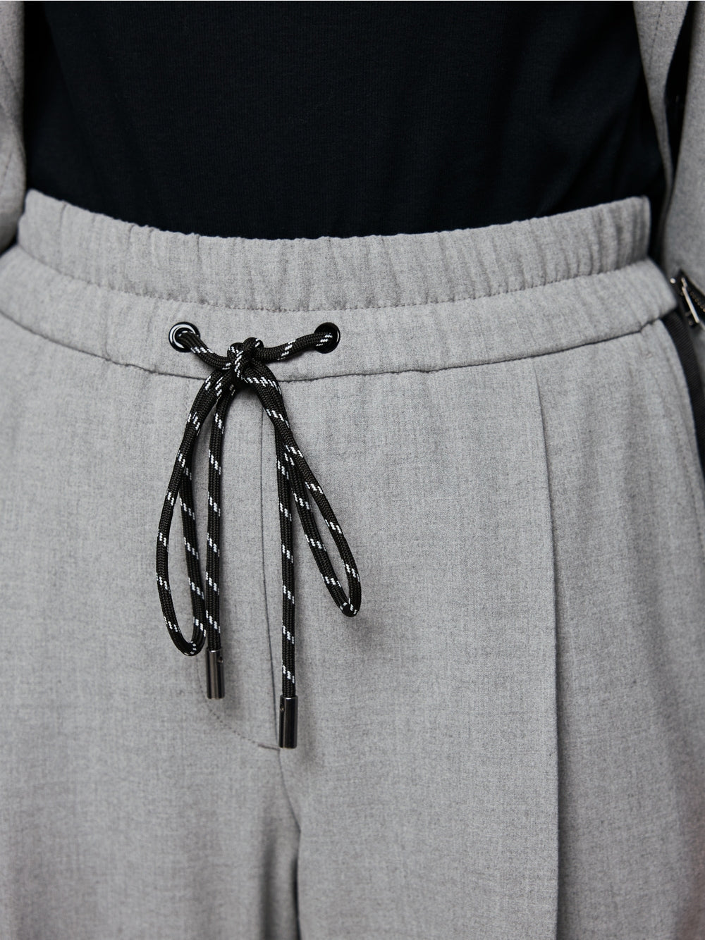 Marc Cain Sports Grey WEDI Wide Leg Pull-On Trousers