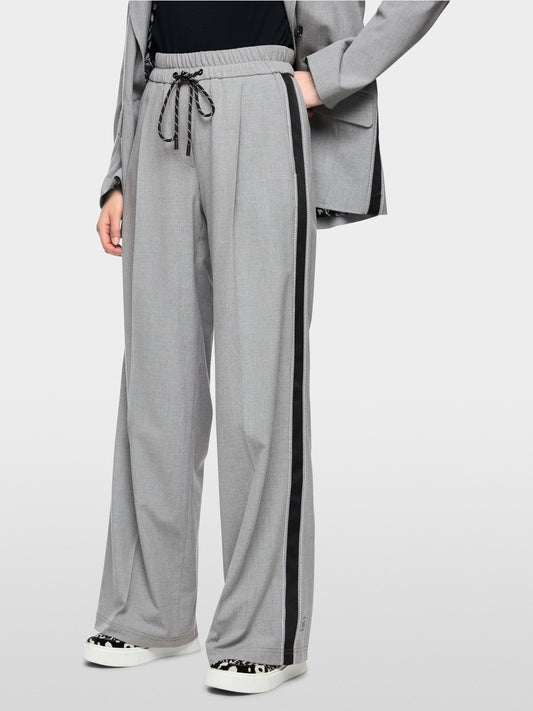 Marc Cain Sports Grey WEDI Wide Leg Pull-On Trousers