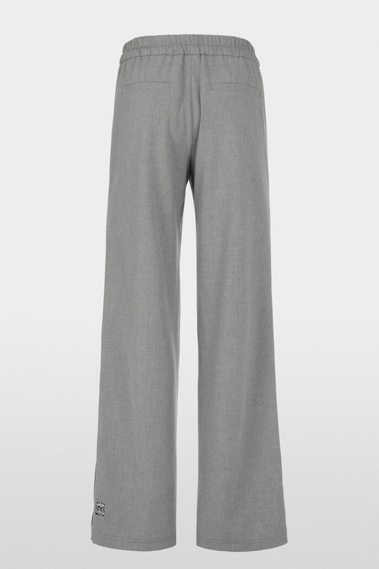 Marc Cain Sports Grey WEDI Wide Leg Pull-On Trousers