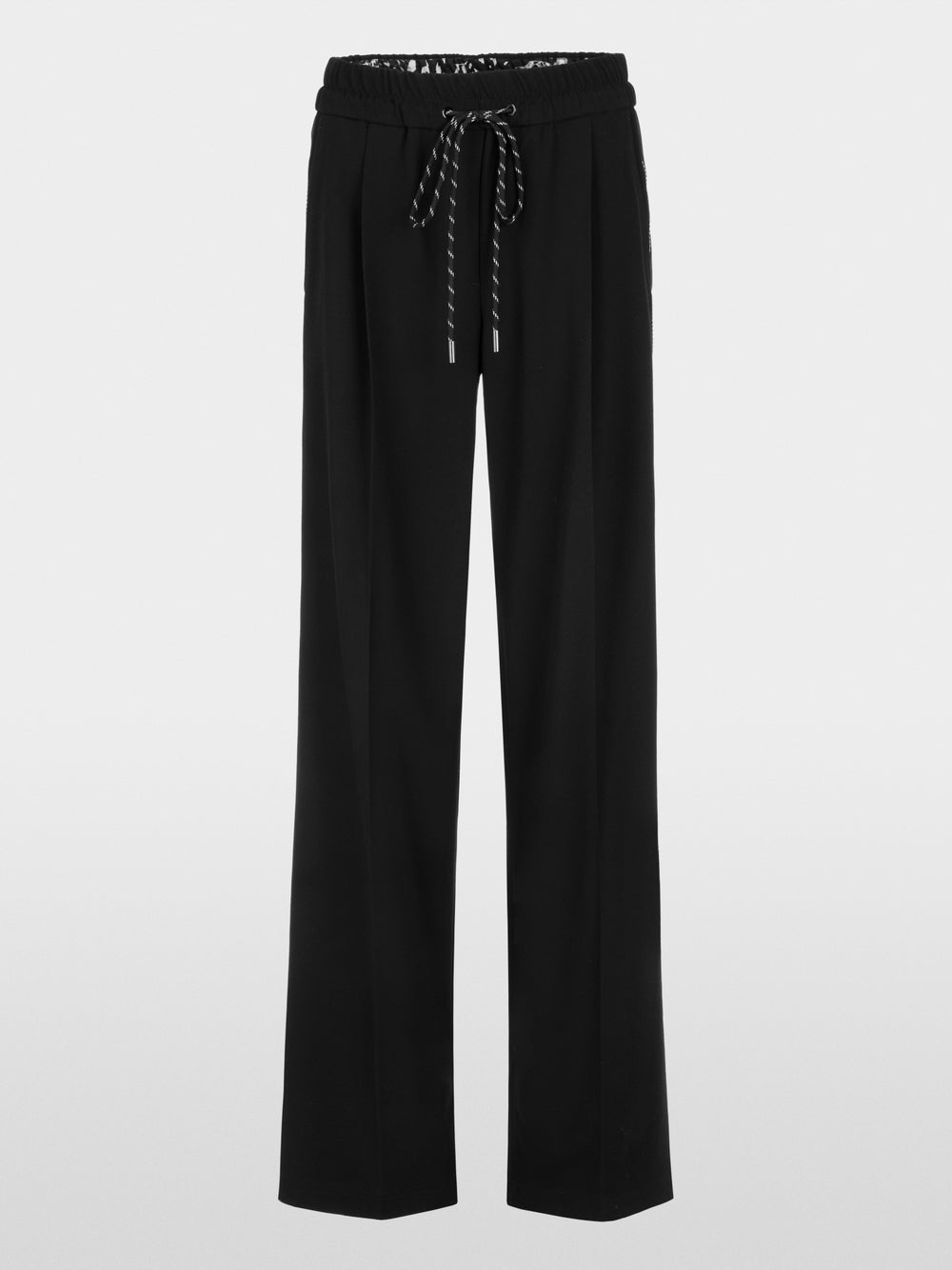 Marc Cain Sports Black WEDI Wide Leg Pull-On Trousers