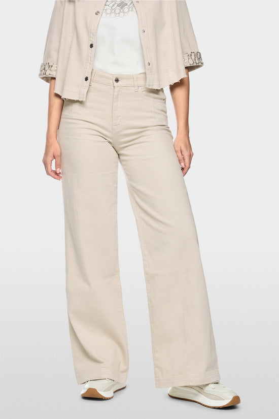 Marc Cain Sports Smoke Coloured WARRI Wide-Cut Jeans