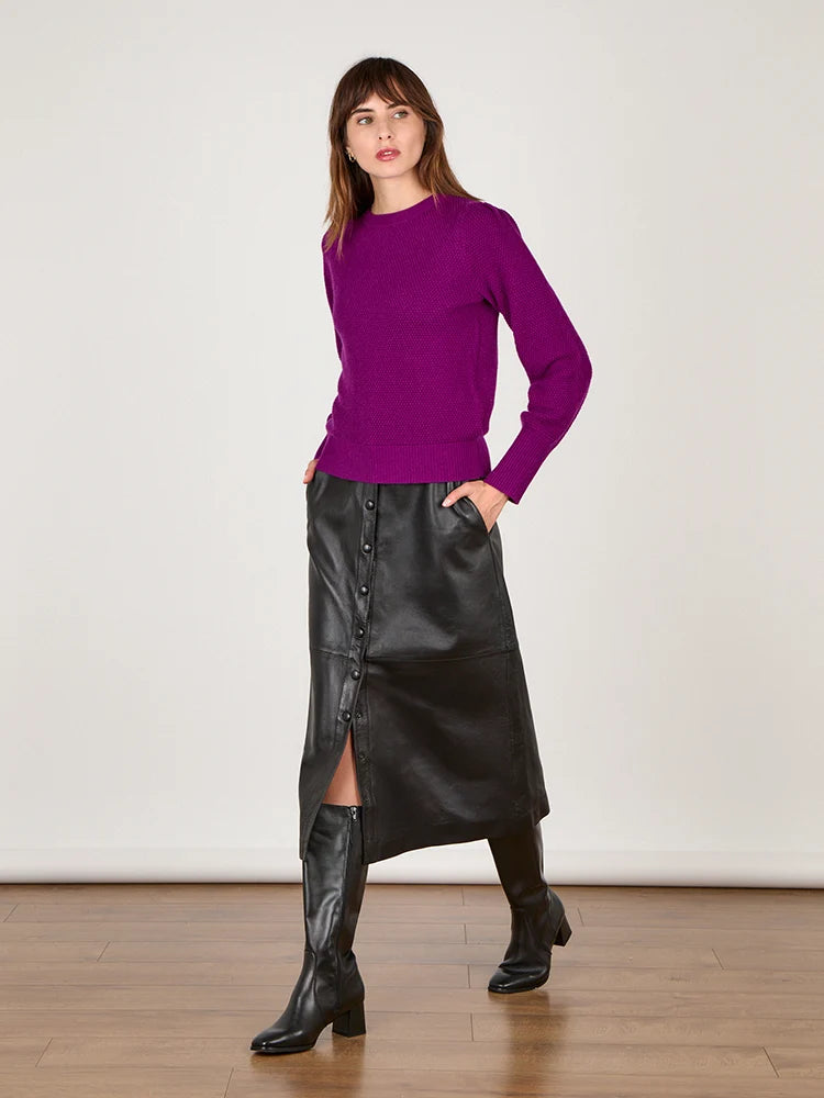Cocoa Cashmere Gemma Tulip Cashmere Sweater