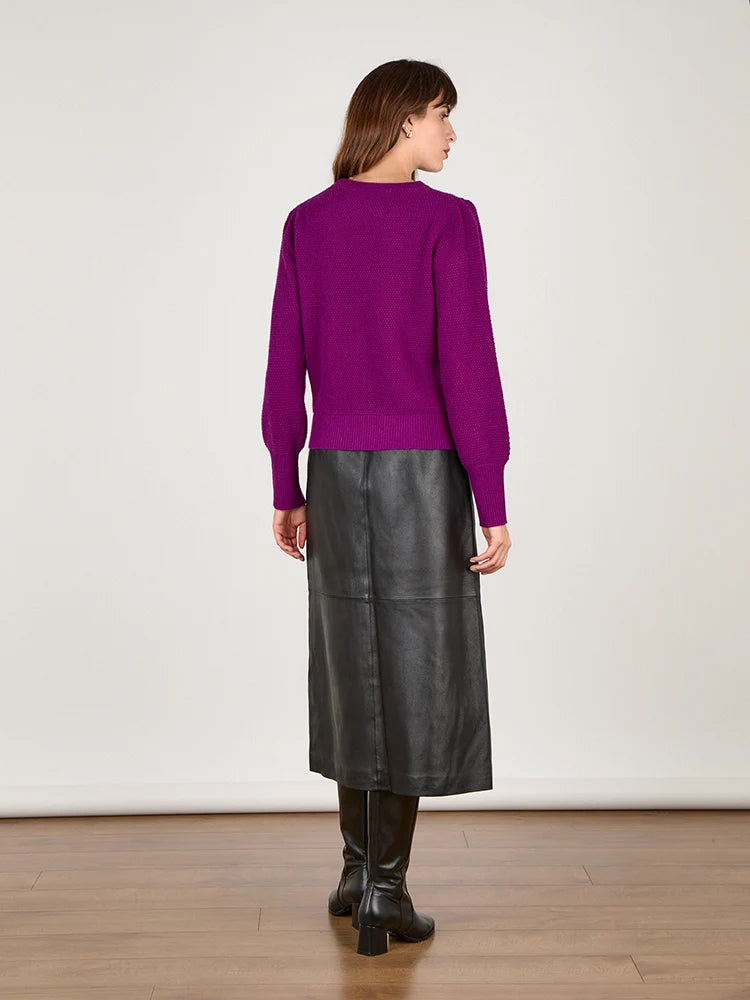 Cocoa Cashmere Gemma Tulip Cashmere Sweater