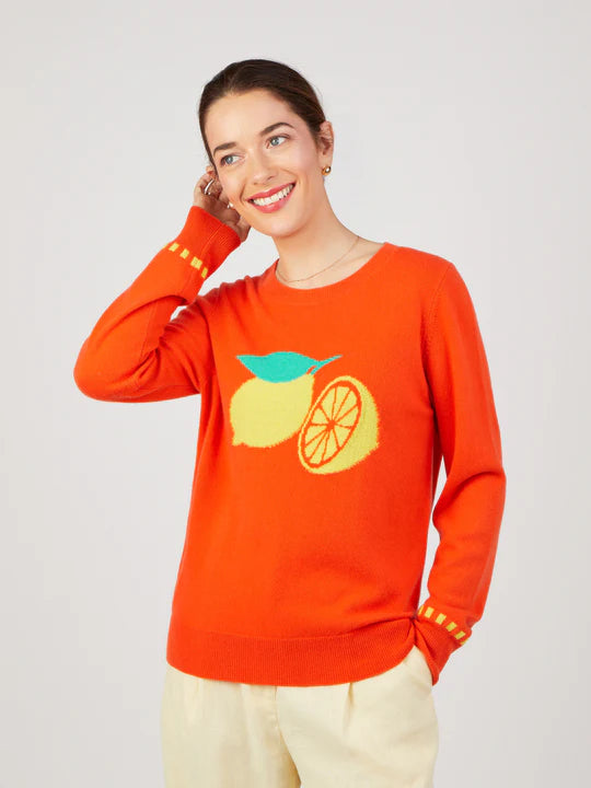 Cocoa Cashmere lemon cashmere sweater CC5747