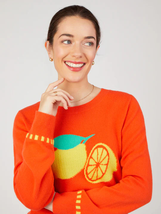 Cocoa Cashmere lemon cashmere sweater CC5747