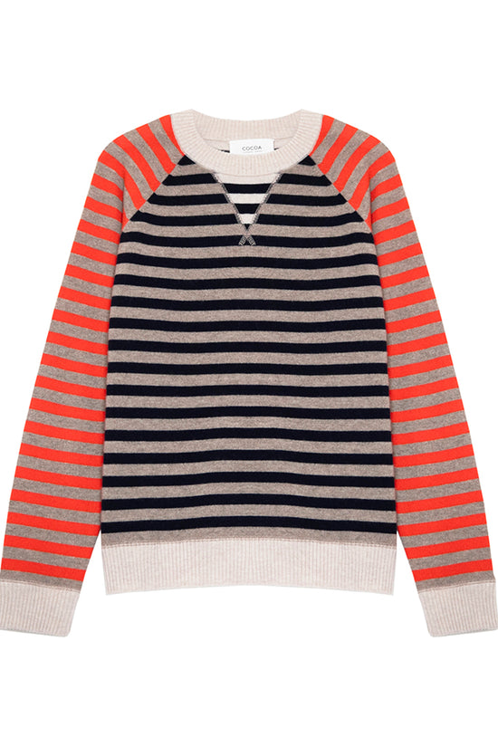 Cocoa Cashmere Camille oatmeal sweater CC5804