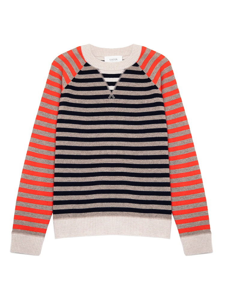 Cocoa Cashmere Camille oatmeal sweater CC5804
