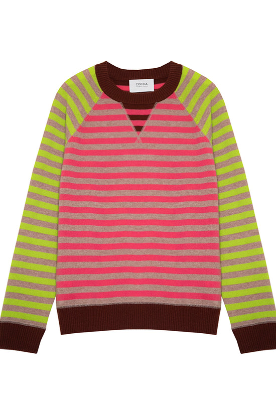 Cocoa Cashmere Camille praline sweater CC5804