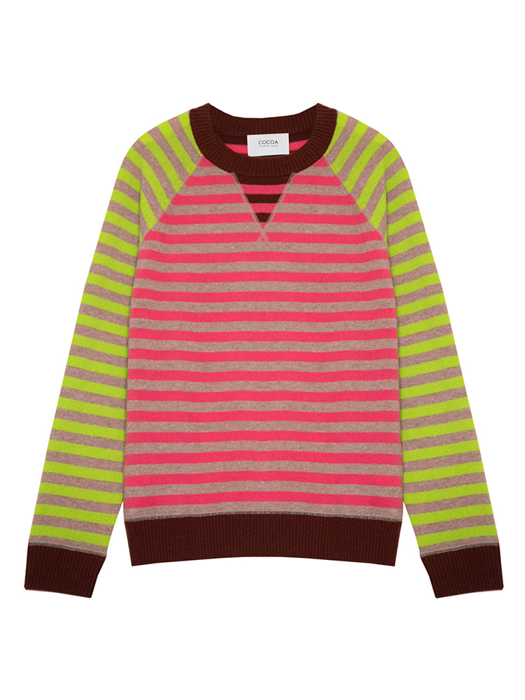 Cocoa Cashmere Camille praline sweater CC5804