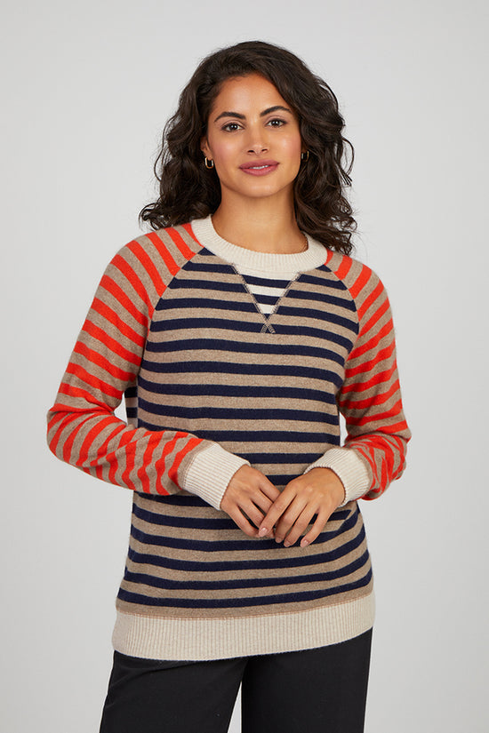 Cocoa Cashmere Camille oatmeal sweater CC5804