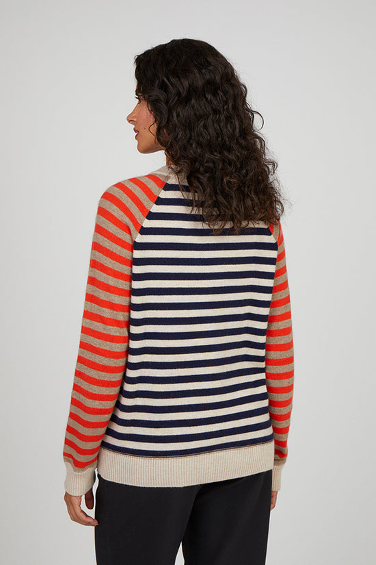 Cocoa Cashmere Camille oatmeal sweater CC5804