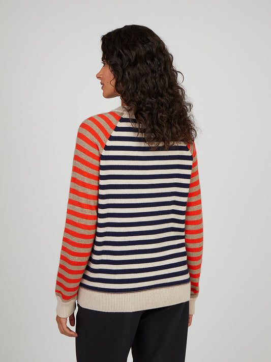 Cocoa Cashmere Camille oatmeal sweater CC5804
