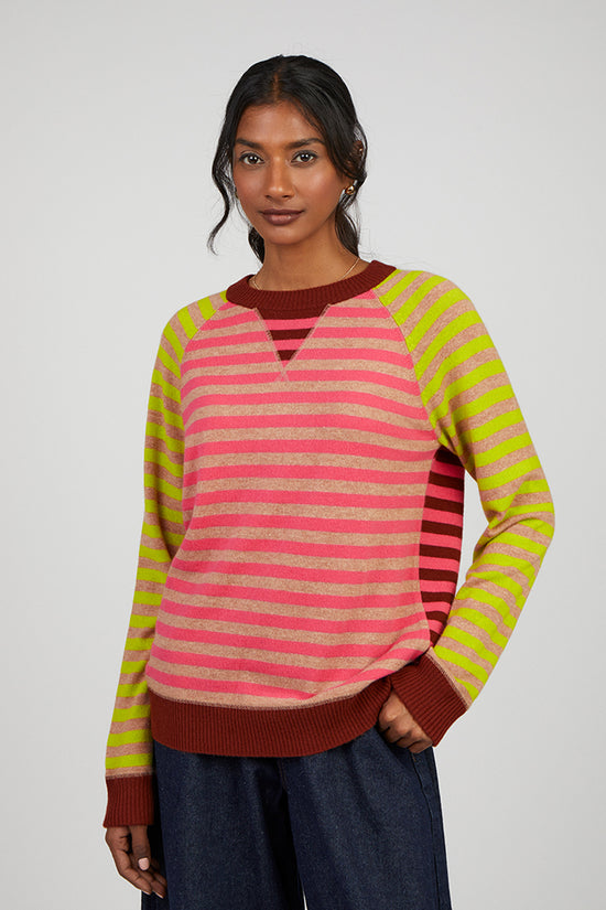 Cocoa Cashmere Camille praline sweater CC5804