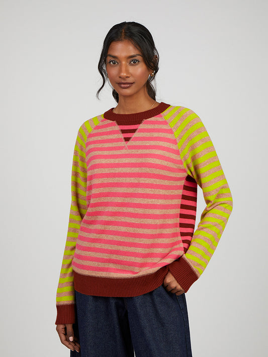 Cocoa Cashmere Camille praline sweater CC5804