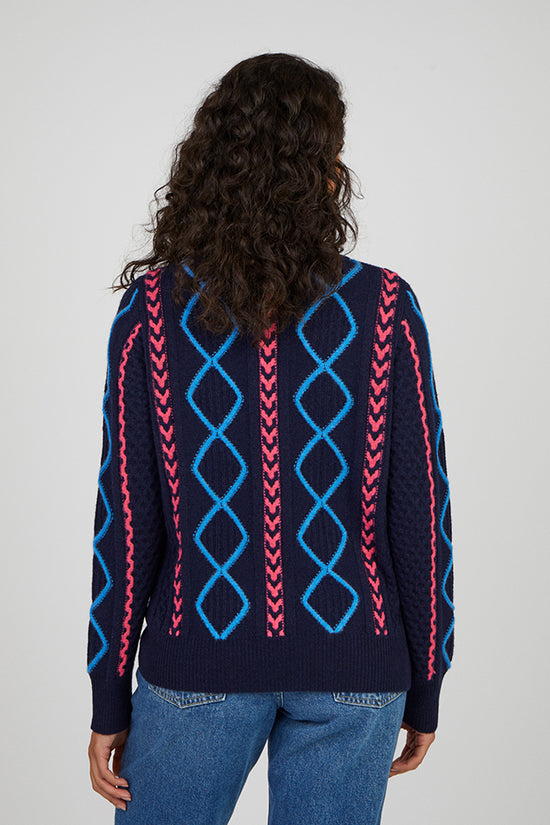 Cocoa Cashmere Ensley wool blend sweater CC5856