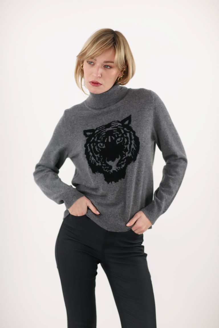 Estheme Cashmere tiger sweater Ckh5254c