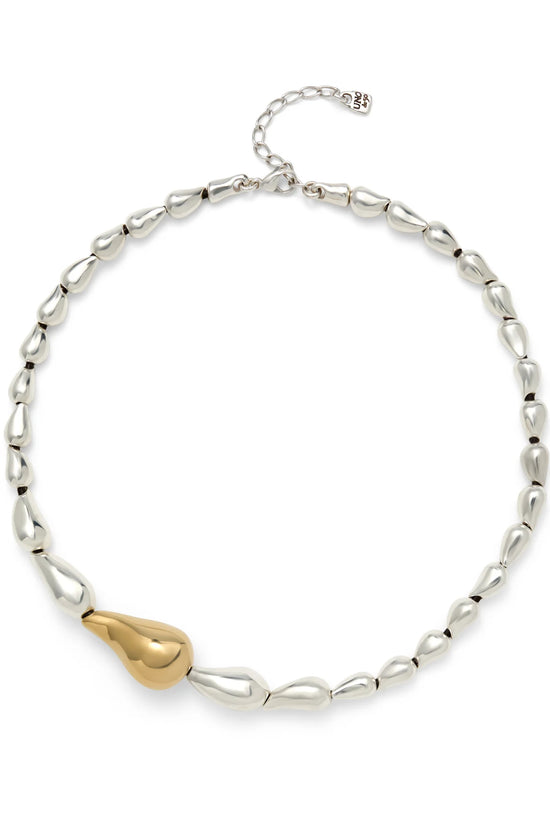 Uno de 50 Silver Necklace with Linked Drops