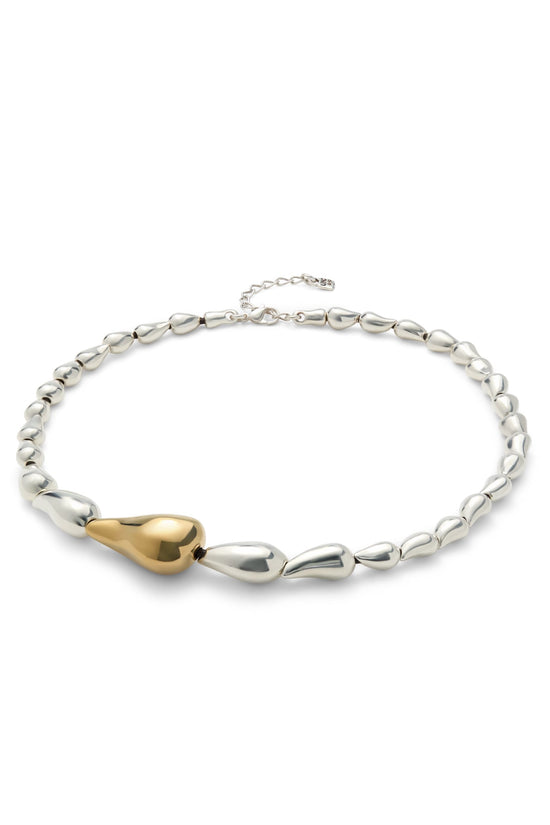 Uno de 50 Silver Necklace with Linked Drops