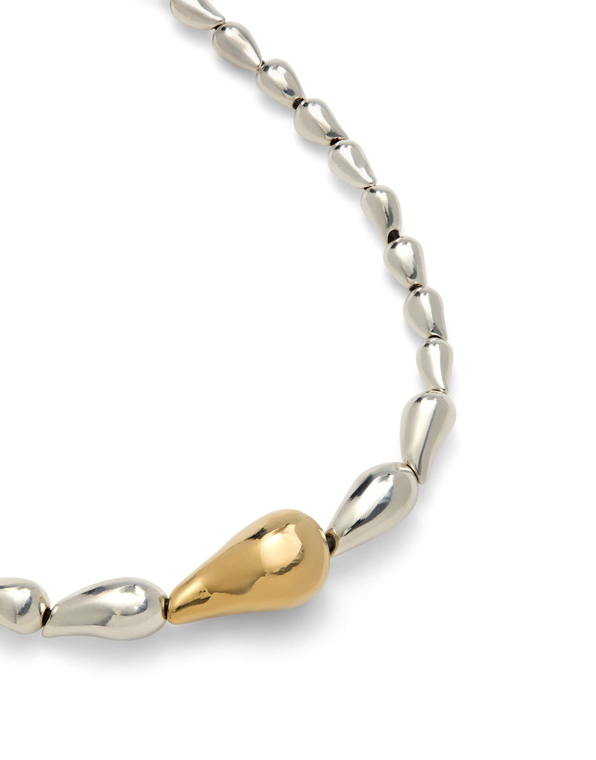 Uno de 50 Silver Necklace with Linked Drops