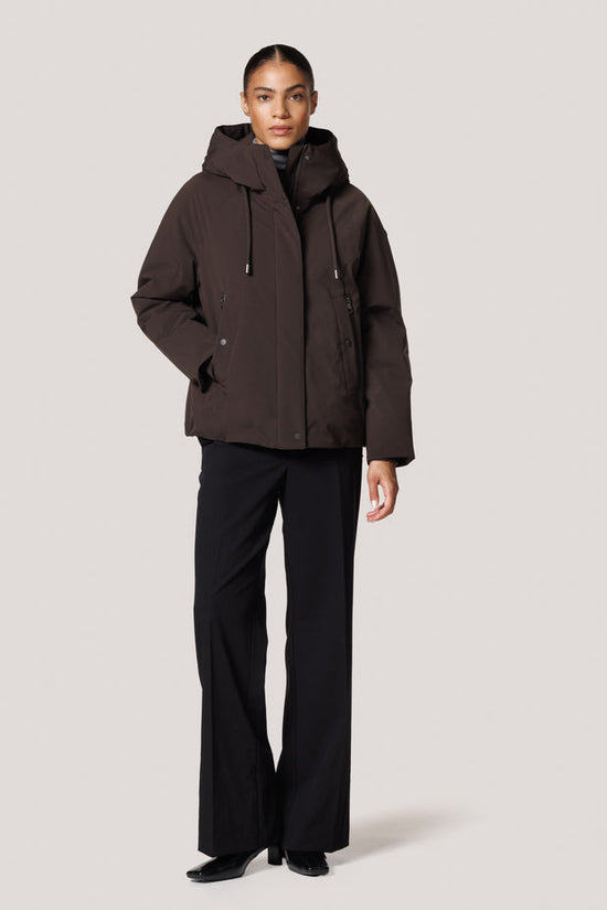 Creenstone Chocolate Relaxed Fit Waterproof Jacket