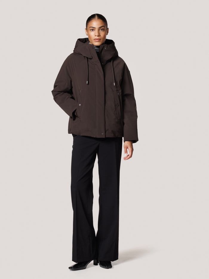 Creenstone Chocolate Relaxed Fit Waterproof Jacket