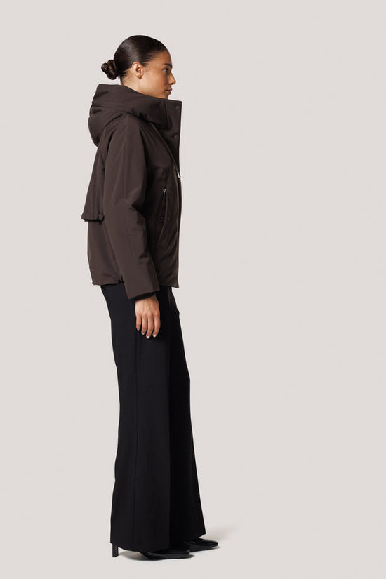 Creenstone Chocolate Relaxed Fit Waterproof Jacket
