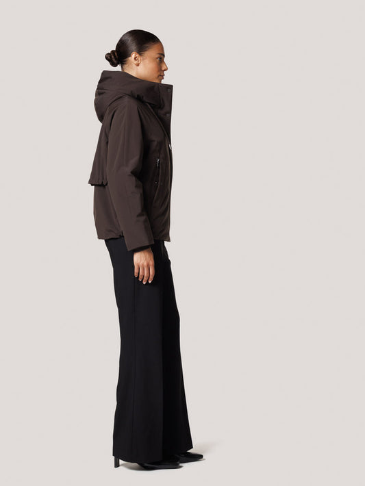 Creenstone Chocolate Relaxed Fit Waterproof Jacket