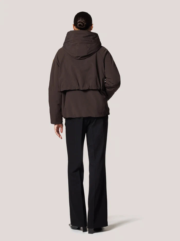 Creenstone Chocolate Relaxed Fit Waterproof Jacket