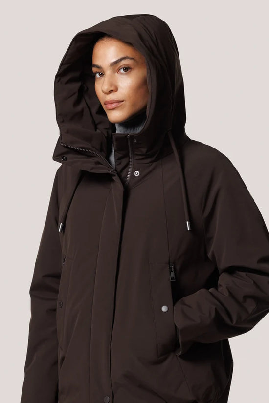 Creenstone Chocolate Relaxed Fit Waterproof Jacket