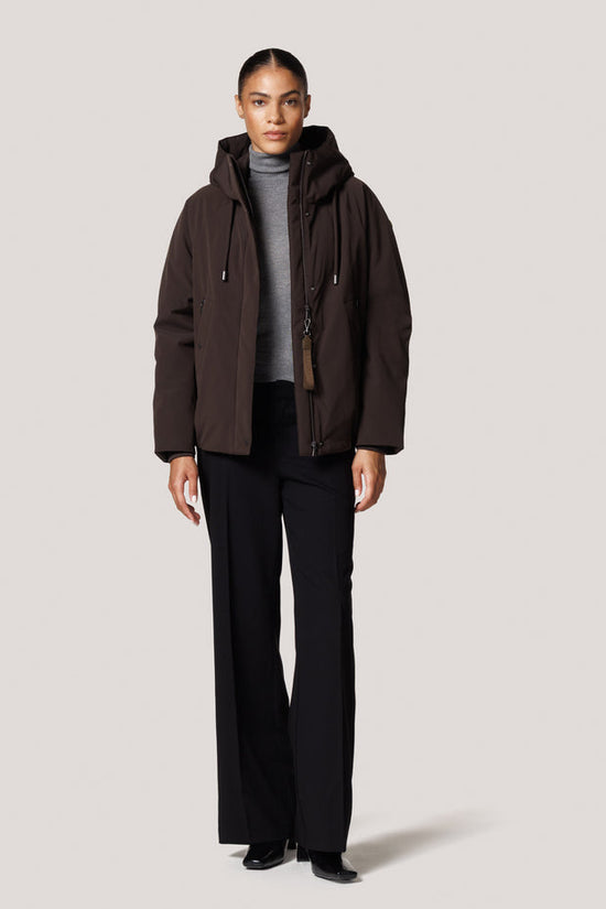 Creenstone Chocolate Relaxed Fit Waterproof Jacket