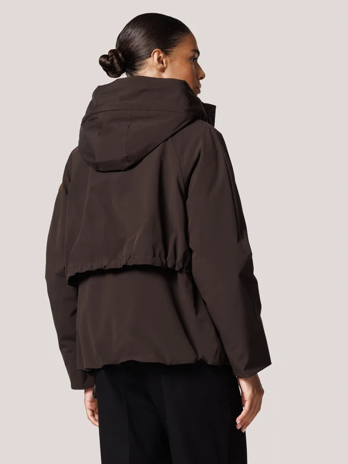 Creenstone Chocolate Relaxed Fit Waterproof Jacket