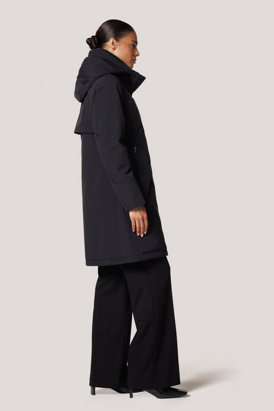Creenstone Midnight Blue Rainwear Jacket with Detachable Hood