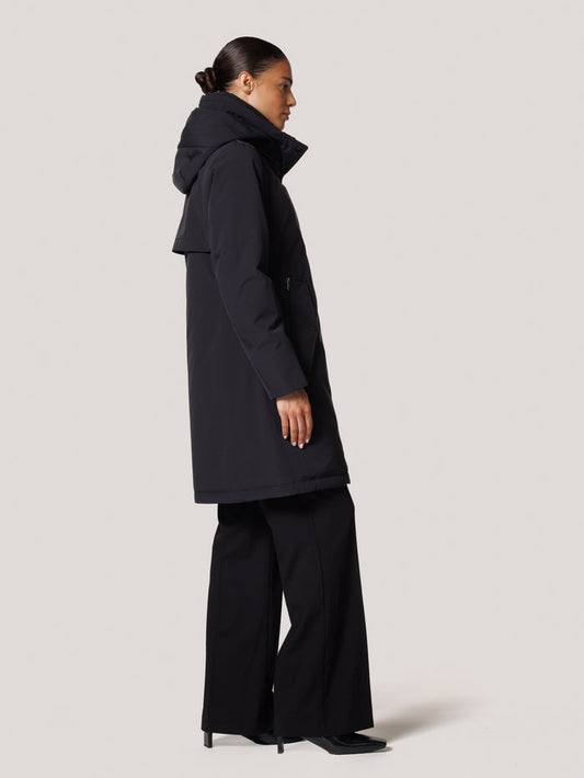Creenstone Midnight Blue Rainwear Jacket with Detachable Hood