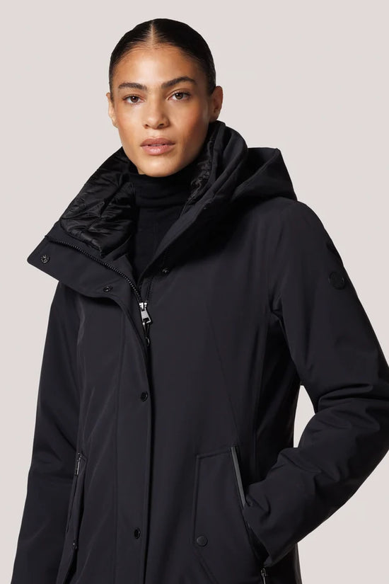 Creenstone Midnight Blue Rainwear Jacket with Detachable Hood