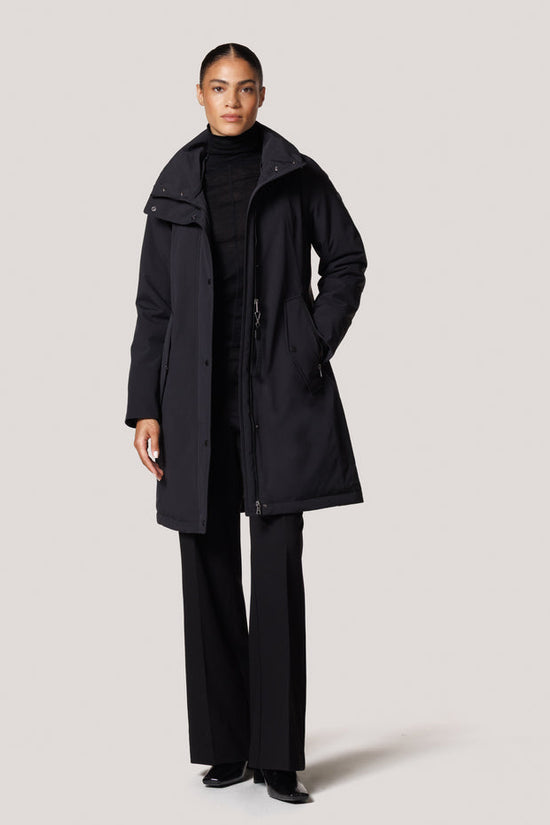 Creenstone Midnight Blue Rainwear Jacket with Detachable Hood