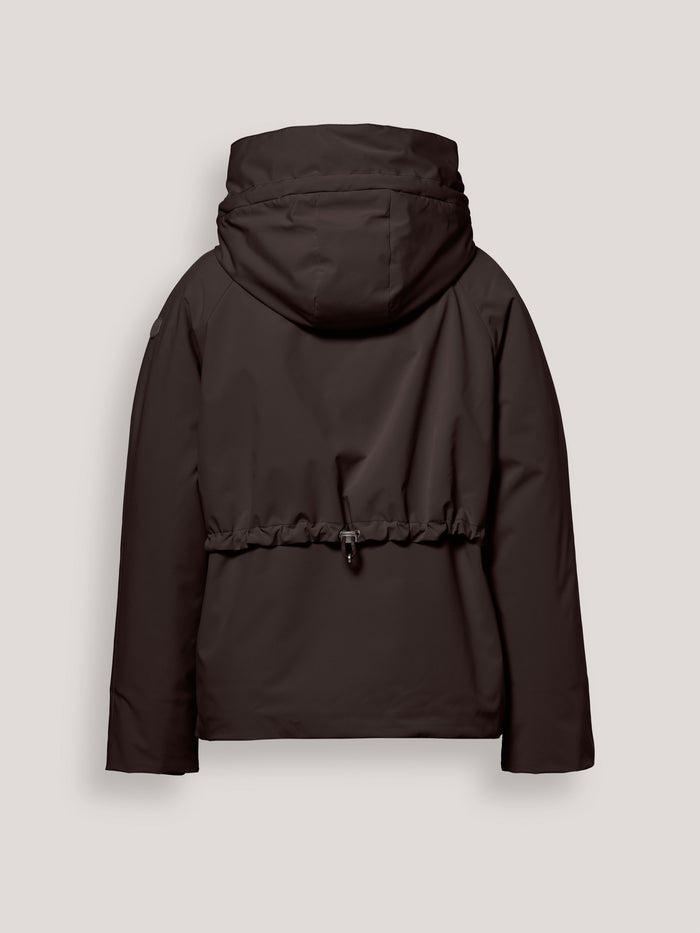 Creenstone Chocolate Relaxed Fit Waterproof Jacket