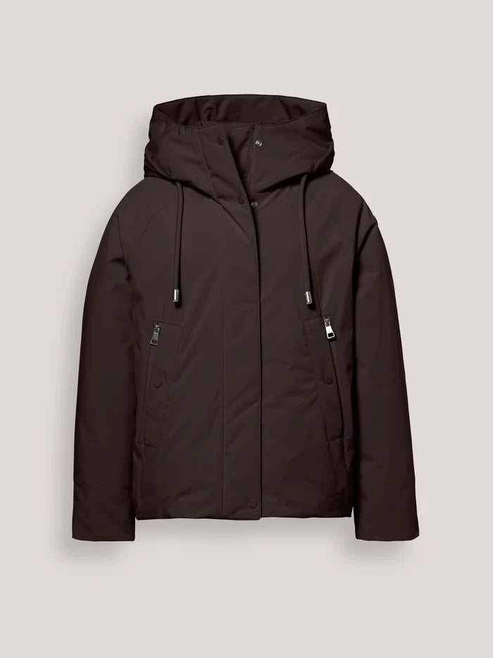 Creenstone Chocolate Relaxed Fit Waterproof Jacket