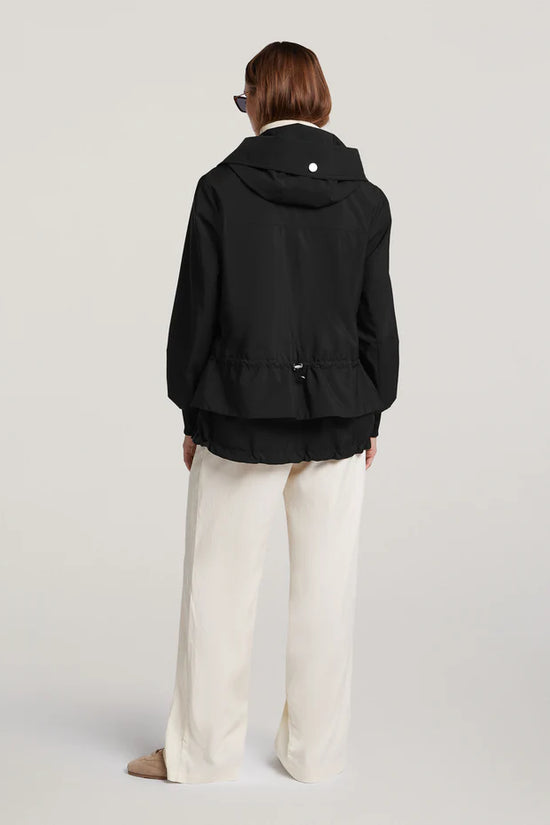Creenstone Black Lightweight Technical Windbreaker