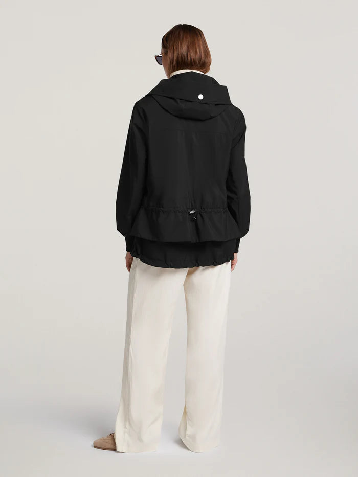 Creenstone Black Lightweight Technical Windbreaker