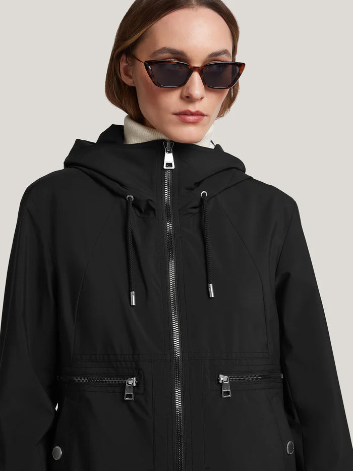 Creenstone Black Lightweight Technical Windbreaker