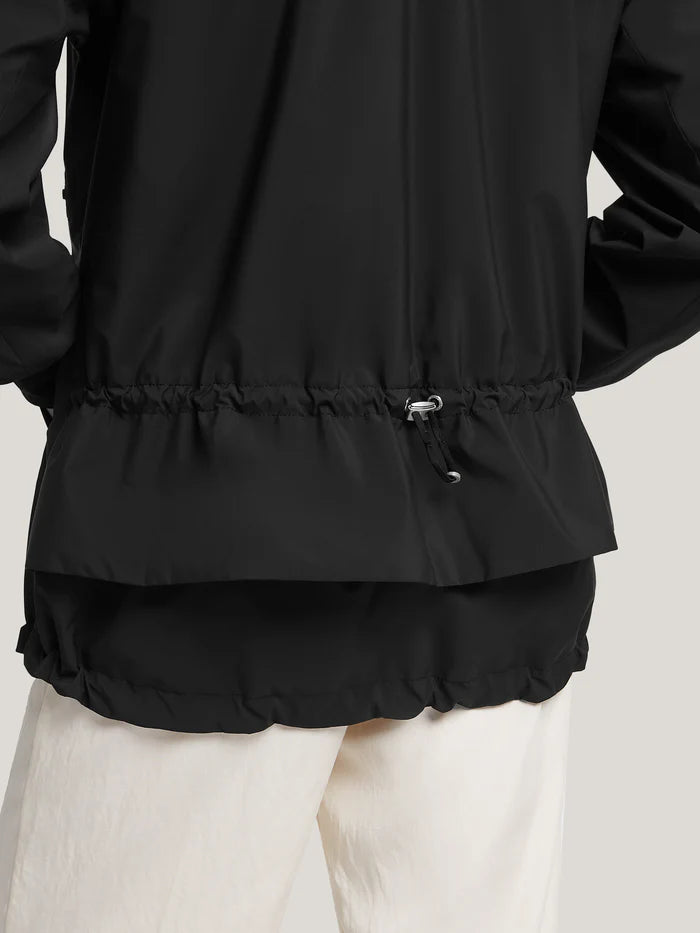 Creenstone Black Lightweight Technical Windbreaker