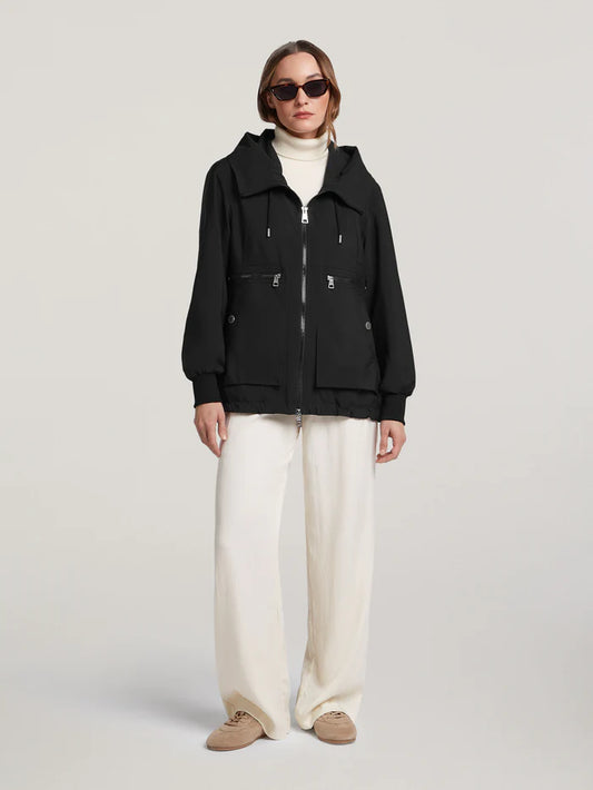 Creenstone Black Lightweight Technical Windbreaker CSN2120261