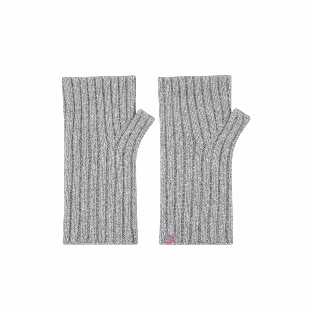 Oakwood Ice Grey Cashmere Mittens