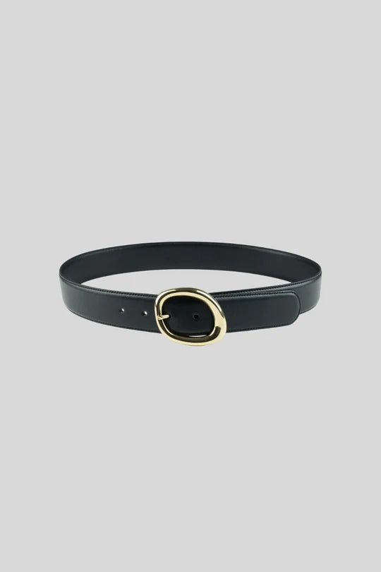 Gavazzeni black leather belt