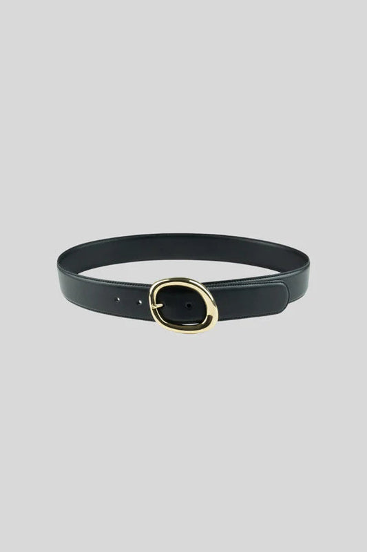 Gavazzeni black leather belt