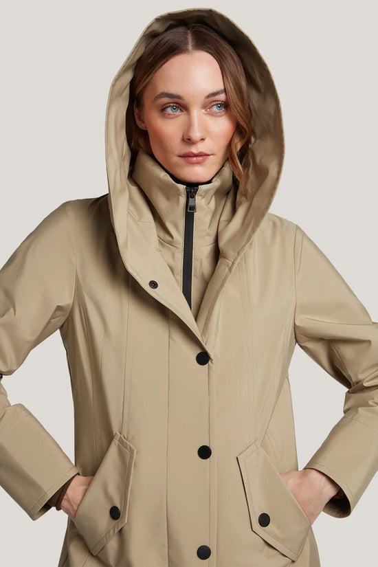 Creenstone Camel Lightweight Technical Long Coat