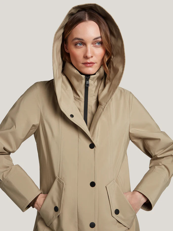 Creenstone Camel Lightweight Technical Long Coat